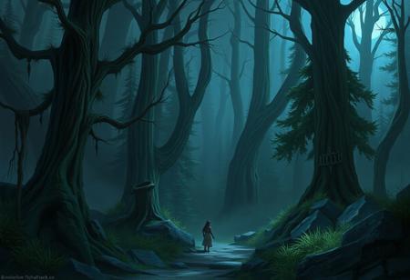 fantasy style, warcraft, video games, night elf, forest, night