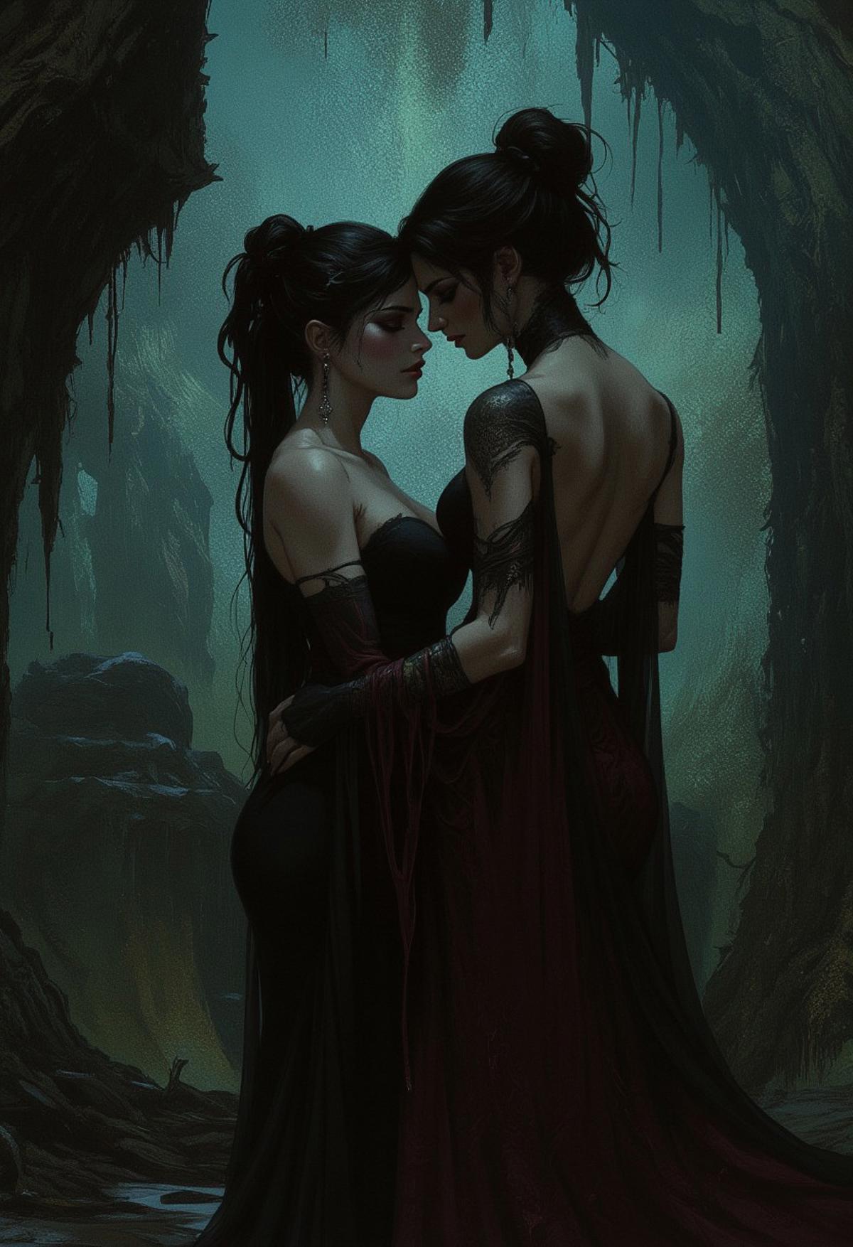 GLSHS, 1girl, petite, lascivious, extraordinary, aesthetic, artstation, concept art, smooth, sharp focus, enigmatic, captivating, alluring, sensual, erotic, b74_aes, rogi, 1970’s dark fantasy artwork, DnD_Grainyboyz,