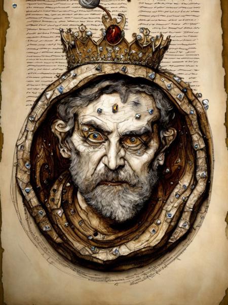 ParchArt - chaotic ink on parchment illustrations ParchArt