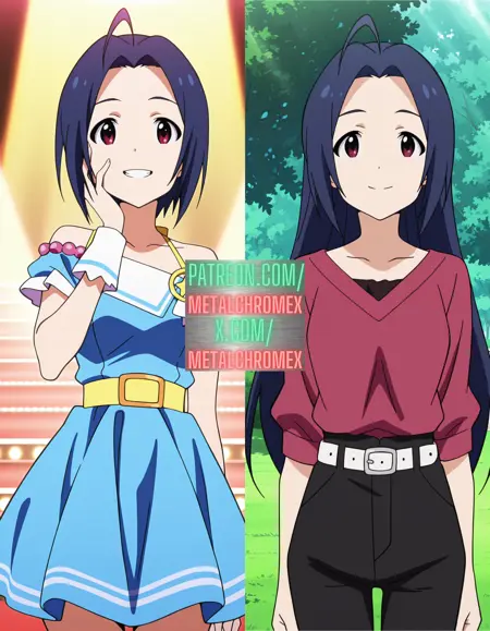 The iDOLM@STER 2011 - Azusa Miura, Chihaya Kisaragi, Iori Minase, Takane Shijou, Ami and Mami Futami