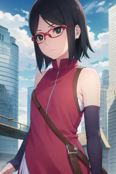 Sarada Uchiha (うちは サラダ) - Naruto (ナルト) - COMMISSION