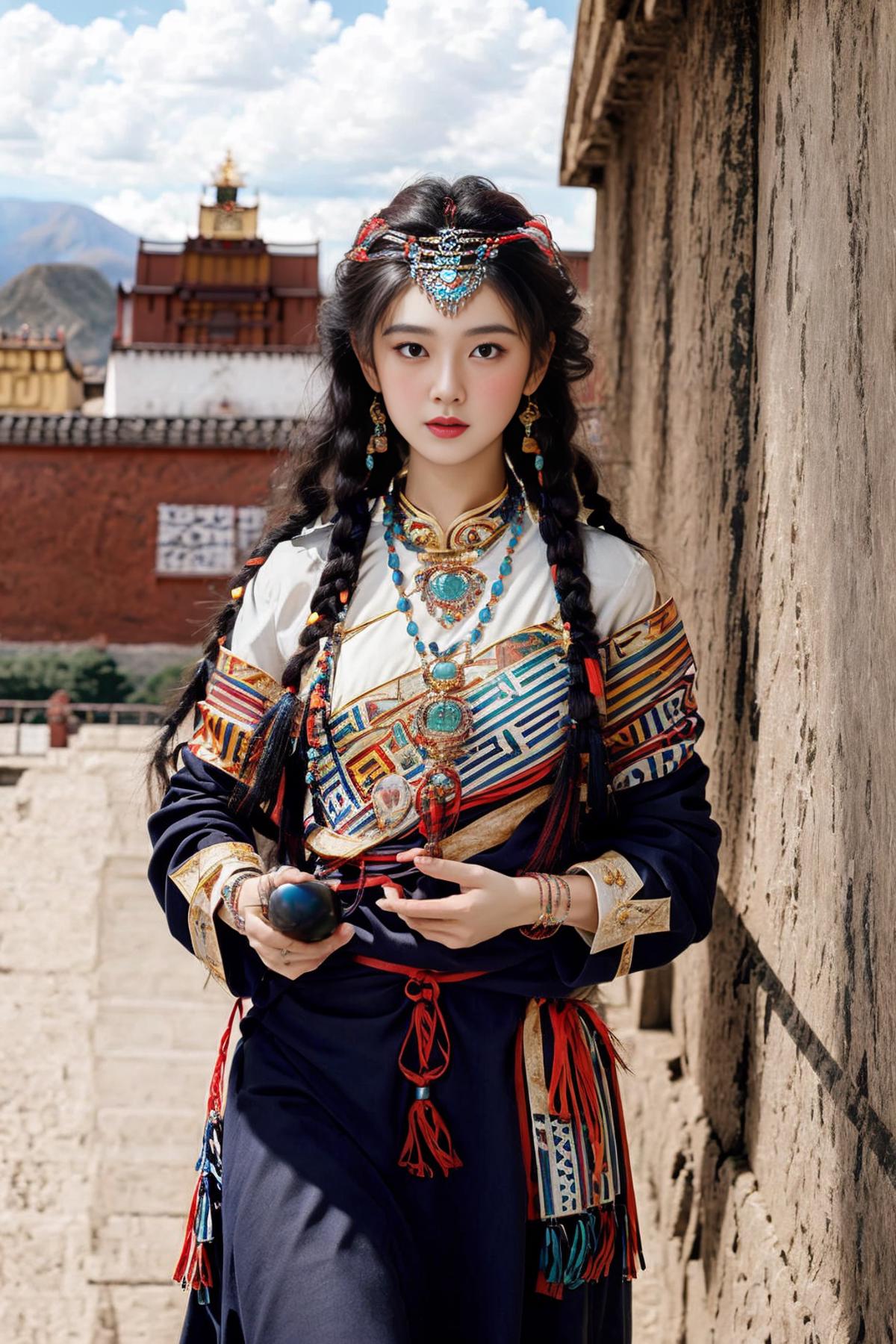 TQ - Tibet Clothes | Trang phục Tây Tạng | Clothing LoRA image by TracQuoc
