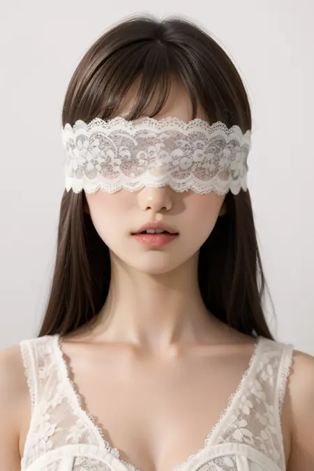 lace blindfold (realistic)