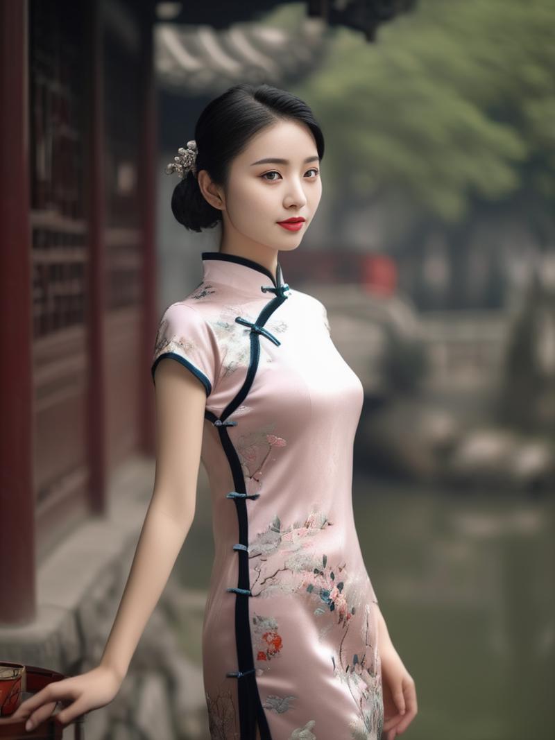 SDXL-zy_国风旗袍 qipao image by meiyouzhuya