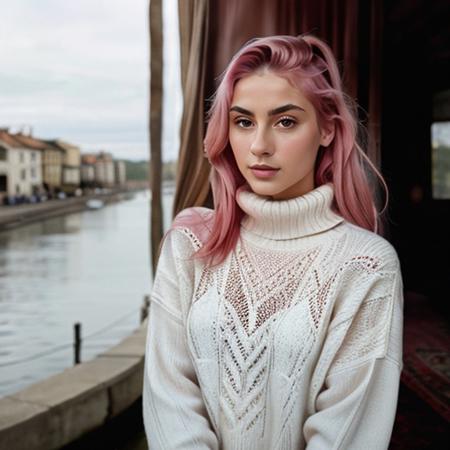 <lora:fitaitana_sd15_512_128_64_v1:1> fitaitana pink hair, 1girl, wearing a turtleneck sweater,, professional, photography, excellent lighting, impeccable, precision, rich colors, deep shadows, clarity, high-resolution, razor-sharp, composition, light and shadow, timeless beauty, captivated, artistry, craftsmanship, elegance, sophistication, exquisite, details, atmosphere, balance, masterful, technique, expertly captured, stunning, visual impact, top-quality, compelling, professional-grade, aesthetics, flawless, remarkable, perfection, attention, dynamic, evocative, nuanced, depth, vibrancy, masterclass, breathtaking, awe-inspiring, high-definition, alluring, enchanting, texture, storytelling, mesmerizing, cinematic, elite, artistry.