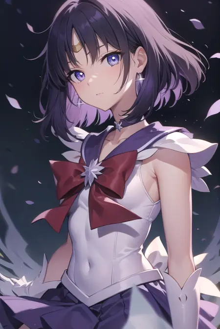 Hotaru Tomoe (土萠 ほたる) / Sailor Saturn (セーラーサターン) - Sailor Moon (美少女戦士セーラームーン)