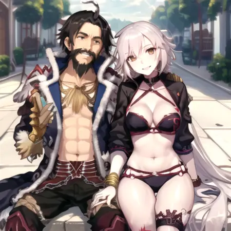 Blackbeard x Jeanne D'arc Alter (Fate/Grand Order)