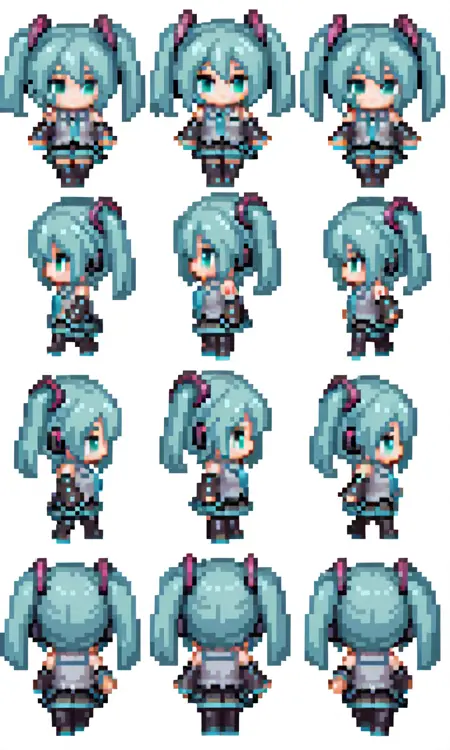RPG Character Sprite Style [Illustrious]