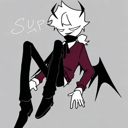 selever , illustrator ( mid fight masses, friday night funkin, fnf, stickman )