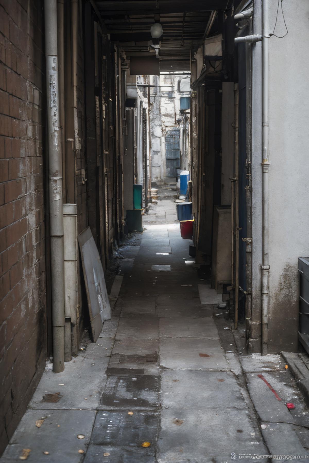 dirty alley image by ruanyi