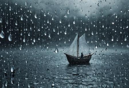 magic ships,tear crystal, to design an image where elements harmoniously transform into water or tear drops. Think landscapes reflecting the melancholy of a serene drizzle, or objects reimagined in fluid brilliance. This is your opportunity to wield creativity with the fluidity and finesse of a raindrop navigating a window pane