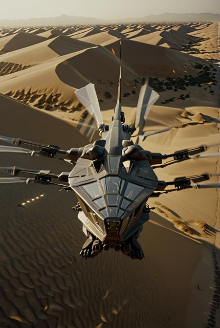 7-Dune Dune Environment Ornithopter Sand Worm