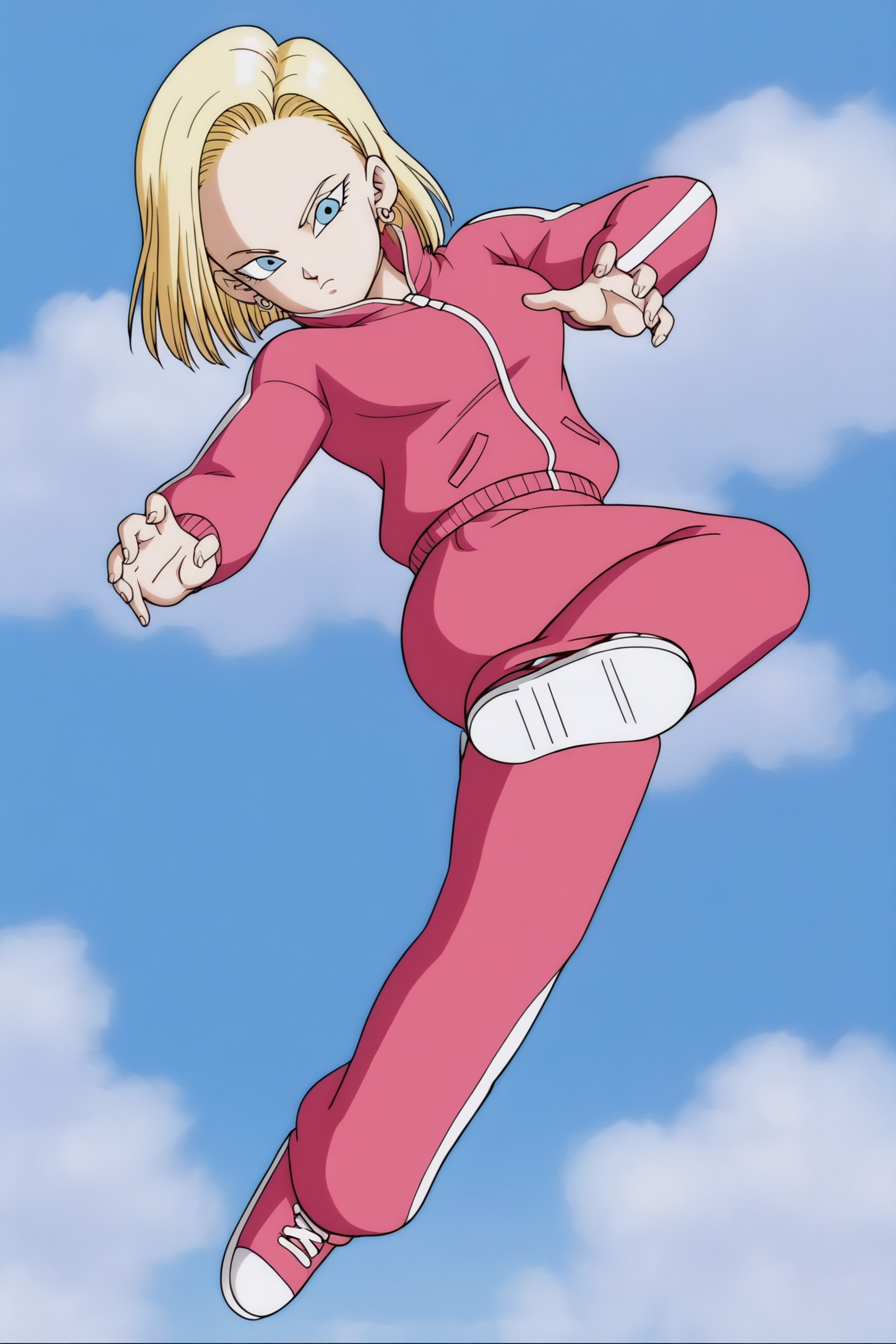 source_anime, score_9, score_8_up, score_7_up, anime screencap,
detailed face, android 18, supertop, , 1girl, solo, lookin...