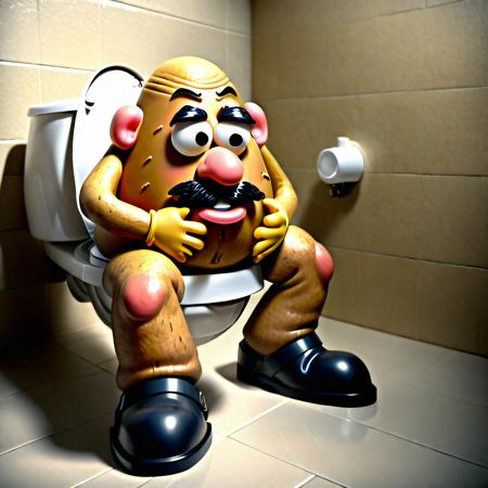 the_shidder sitting on the toilet
