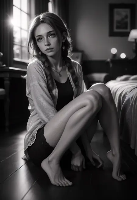 Monochrome portraiture