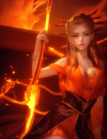 DA_YanLinRedWeddingDressWide焰灵红装婚服（宽版）-天行九歌 宽版Wide