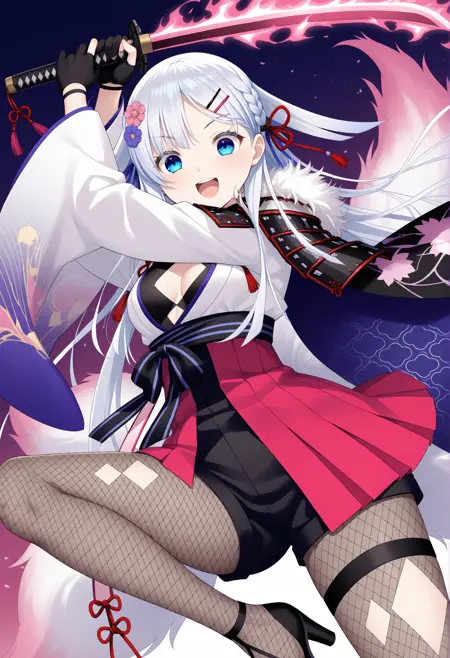 Suzakuin Nadeshiko (朱雀院抚子) | Setsuna ni Kakeru Koi Hanabi (刹那绽放的恋之花火) | NoobAI