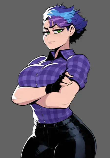 Anonymous Asexual (Toothpaste Hair) (NoobAI VPred/Pony XL)