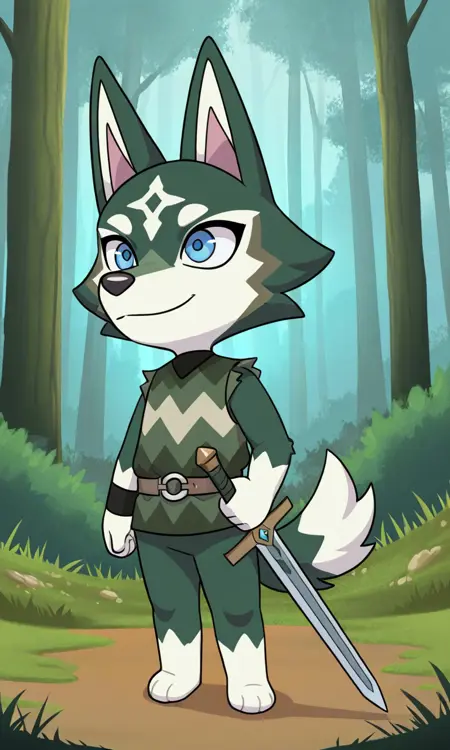 Wolf link From Animal Crossing