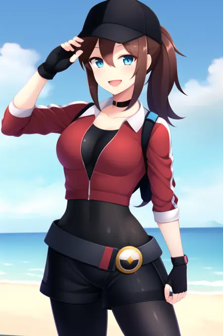 Pokemon Go - Female Trainer (Red) [COMMISSION]
