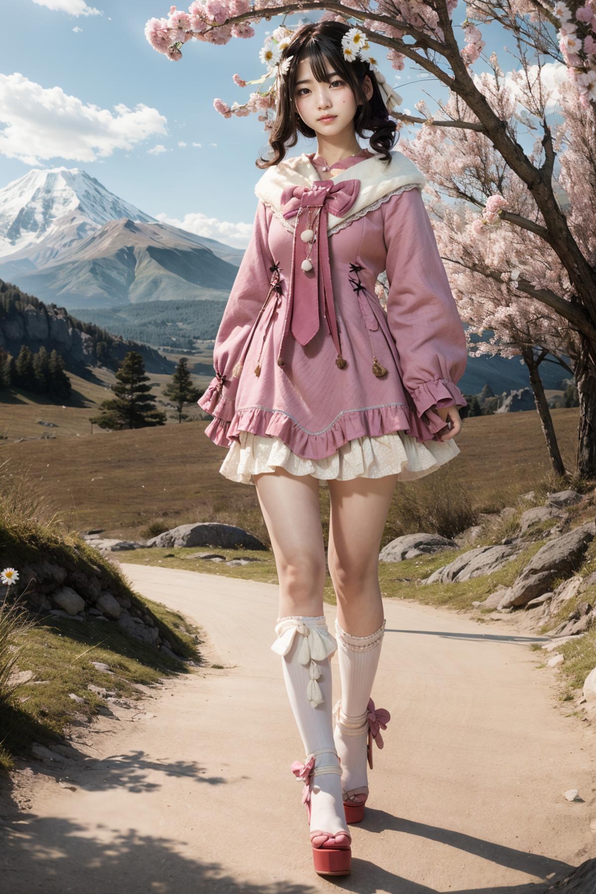 【卯华】Dress NO.21 Pink Dress image by feetie