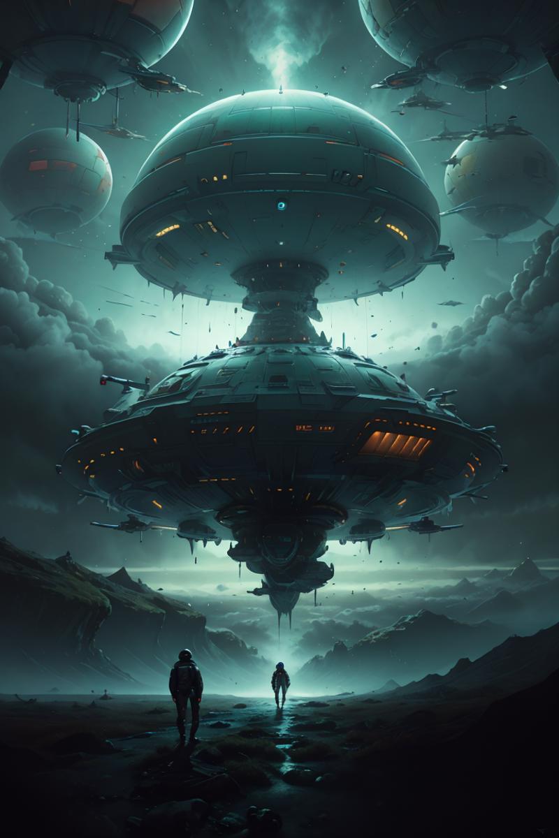  巨大飞空艇  Giant airship image by aistha