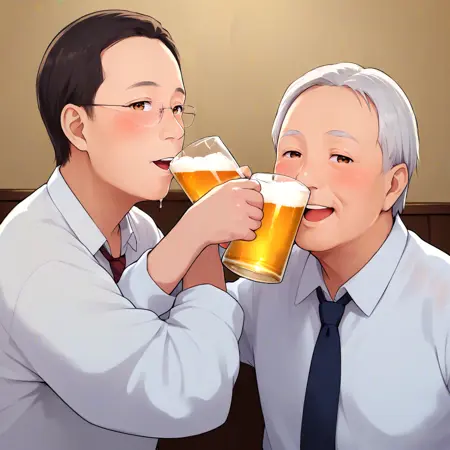 cross drinking (러브샷)