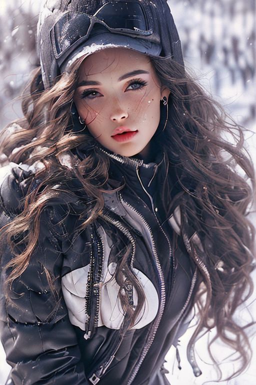 绪儿-滑雪少女Skier girl image by pundisudrajat379