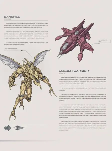 Battlefield manual/character illustration style