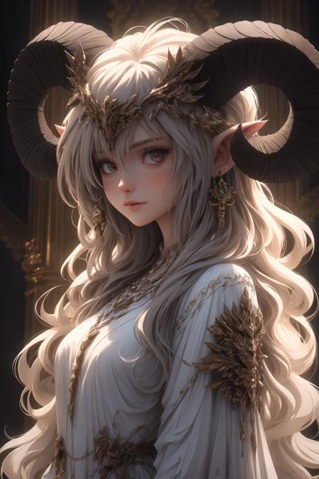 Blow up,(Face close-up:1.4),1girl,(solo:1.2),long hair,Yellow golden head rice,breasts,(Chase the audience:1.2),blush,large breasts,earrings,horns,pointy ears,pink eyes,grey background,demon girl,demon horns,demon wings,
cinematic lighting,strong contrast,high level of detail,Best quality,masterpiece,White background,intense angle,<lora:Fallen_angel:0.7>,