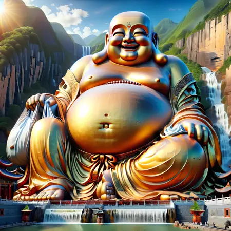 SDXL佛像系列_彌勒菩薩