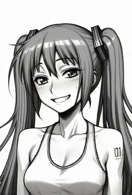 Minazuki Juuzou monochrome style for Pony