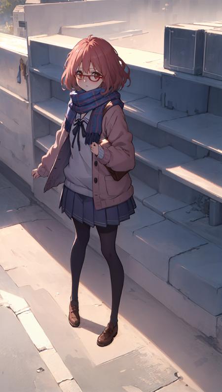 harem outfit Kuriyama Mirai Winter clothes scarf track suit