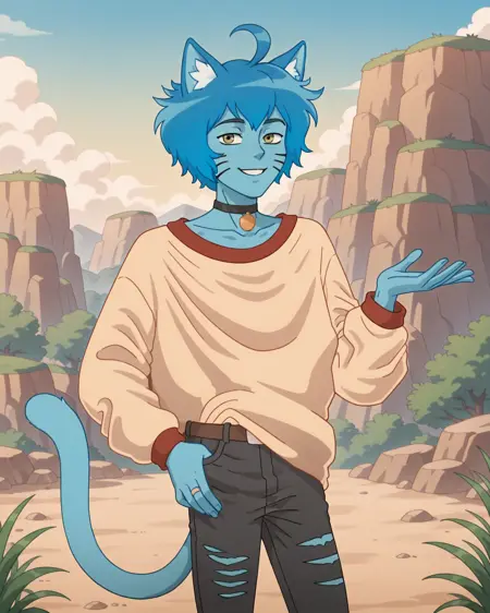 Gumball Watterson catboy | ILLustrious