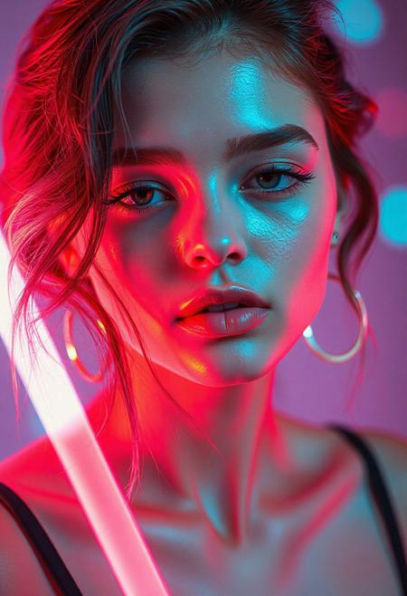 high quality design aesthetics, synth pop, detailed, pop album cover, beautiful young white woman