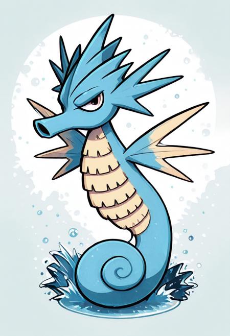 Seadra: Seahorse Dragon | シードラ (Pokedex #0117) [Illustrious] v1.0