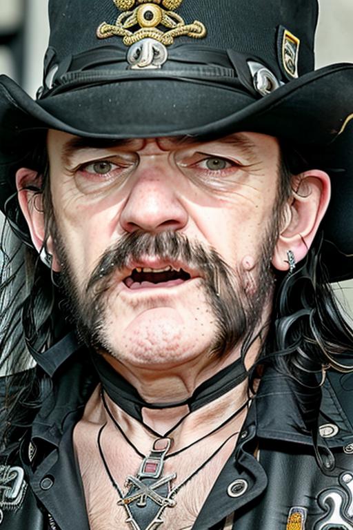 Lemmy Kilmister (Motörhead) [SDXL] & [1.5] image by denrakeiw