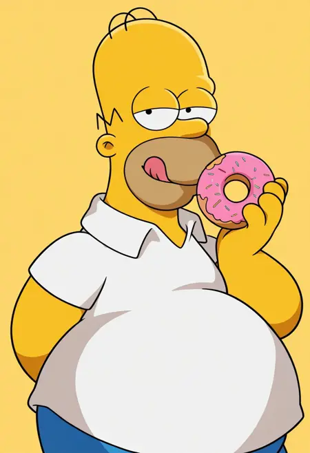 Homer Simpson // The Simpsons (by sickmer)
