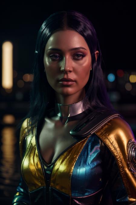 ade  woman, (Extremely Detailed Oil Painting:1.2), glow effects, godrays, Hand drawn, render, 8k, octane render, cinema 4d, blender, dark, atmospheric 4k ultra detailed, cinematic sensual, Sharp focus, humorous illustration, big depth of field, Masterpiece, colors, 3d octane render, 4k, concept art, trending on artstation, hyperrealistic, Vivid colors, extremely detailed CG unity 8k wallpaper, trending on ArtStation, trending on CGSociety, Intricate, High Detail, dramatic,<lora:AlexaDemie-RealVision-V1.0:1>