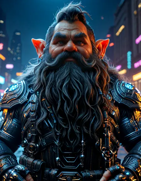 Dwarfs WoW Style [IL+SDXL]