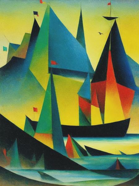 Lyonel Feininger Style SD 2.1