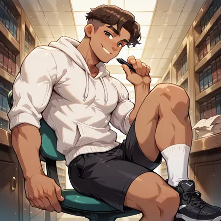 Cardinal of Sin's Cocky Campus Style (Illustrious)