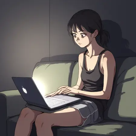 Illuminated By Screen - Pony