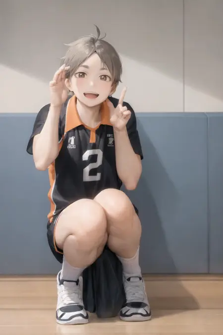 Sugawara Koushi (Multiple Outfits, Anime-styled)