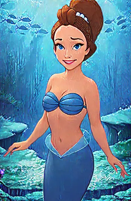 Princess aquata (the little mermaid)