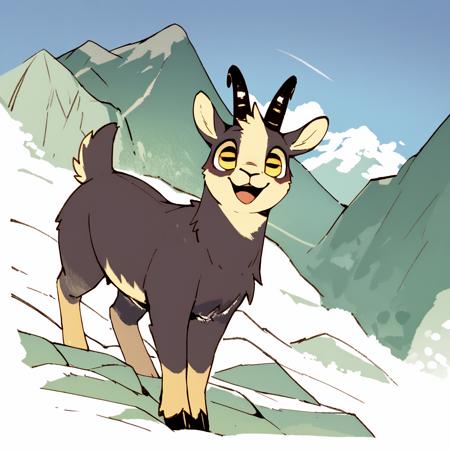 chamois (mountain goat) Pony