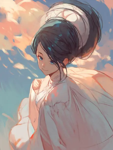 铺满地面的超长发-long hair spread floor-pony, noobai, animagine