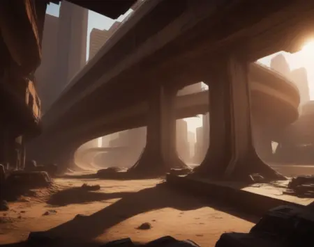 Post Apocalyptic City (Landscape) (SDXL) (AD)