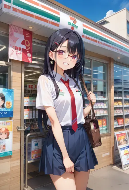 コンビニの外観7 PONY