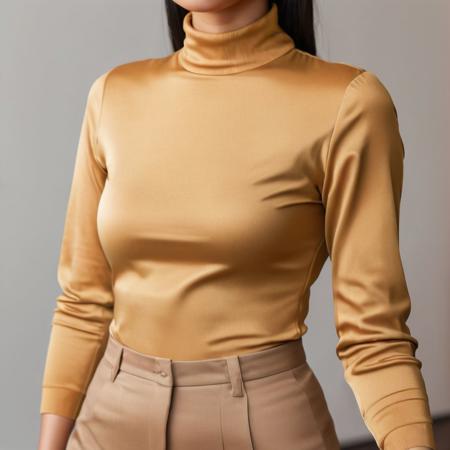 Closeup photograph of a sexy girlfriend's fit little body. Olive skin. . her perky little tits, her arms behind her back, her thin waist, flat tummy, her Curvy hips, shaved pubic mound and thigh gap.